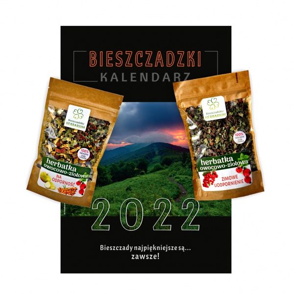 Na prezent Bieszczady, Kalendarz Bieszczady 2022, Bieszczady.shop