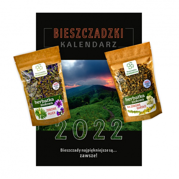 Na prezent Bieszczady, Kalendarz Bieszczady 2022, Bieszczady.shop